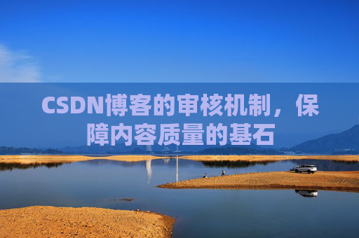 CSDN博客的审核机制，保障内容质量的基石